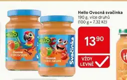 Tesco Hello Ovocná svačinka, 190 g, více druhů nabídka
