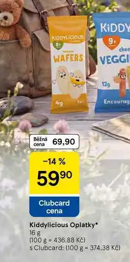 Tesco Kiddylicious Oplatky nabídka