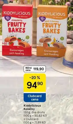 Tesco Kiddylicious Koláčky nabídka