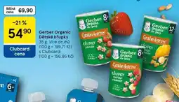 Tesco Gerber Organic Dětské křupky, 35 g, více druhů nabídka