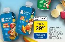 Tesco Gerber Junior kapsička, 110 g, dva druhy nabídka
