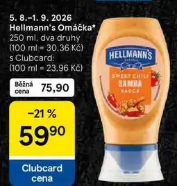 Tesco Hellmann's Omáčka, 250 ml, dva druhy nabídka