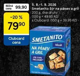 Tesco Smetanito Sýr na pánev a gril nabídka