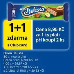 Tesco Orion Delissa, 30 g, více druhů nabídka