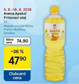 Tesco Avena Apetol Fritovací olej nabídka