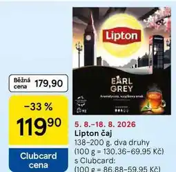 Tesco Lipton čaj nabídka