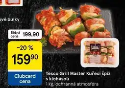 Tesco Tesco Grill Master Kuřecí špíz s klobásou nabídka