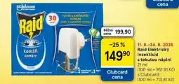 Tesco Raid Elektrický insekticid s tekutou náplní nabídka