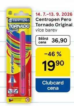 Tesco Centropen Pero Tornado Original, více barev nabídka