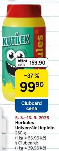 Tesco Herkules Univerzální lepidlo nabídka