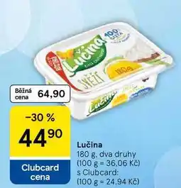 Tesco Lučina nabídka