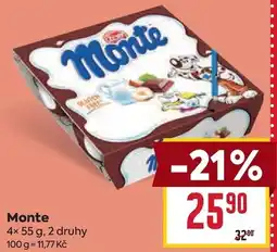 Billa Monte nabídka