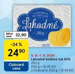 Tesco Lahodné Směsný tuk 82% nabídka