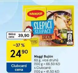 Tesco Maggi Bujón, 60 g, více druhů nabídka