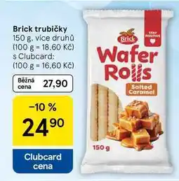Tesco Brick trubičky, 150 g, více druhů nabídka