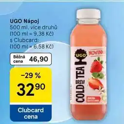 Tesco UGO Nápoj, 500 ml, více druhů nabídka