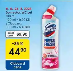 Tesco Domestos WC gel nabídka