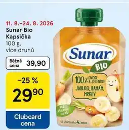 Tesco Sunar Bio Kapsička nabídka