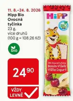 Tesco Hipp Bio Ovocná tyčinka nabídka