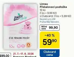 Tesco Linteo Přebalovací podložka, 10 ks nabídka