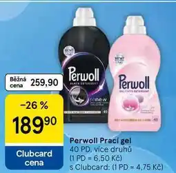 Tesco Perwoll Prací gel, 40 PD, více druhů nabídka