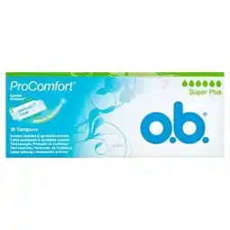 Tesco O.B. ProComfort tampony, vybrané druhy 16ks nabídka