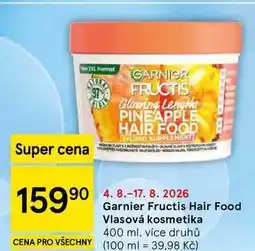 Tesco Garnier Fructis Hair Food Vlasová kosmetika, 400 ml, více druhů nabídka