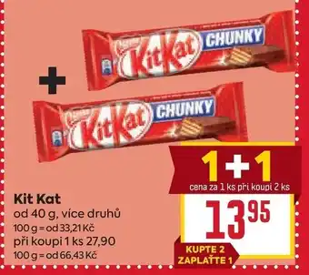 Billa Kit Kat nabídka