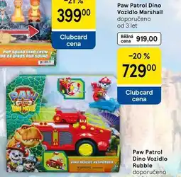Tesco Paw Patrol Dino Vozidlo Marshall nabídka