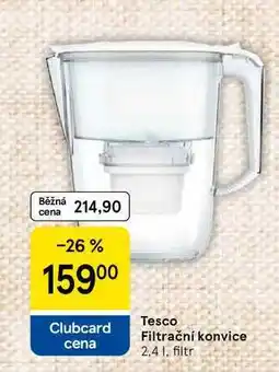 Tesco Tesco Filtrační konvice 2,4 l, filtr nabídka