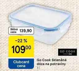 Tesco Go Cook Skleněná dóza na potraviny nabídka