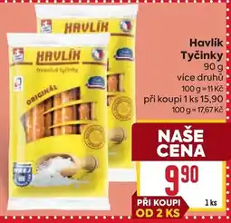 Billa Havlík Tyčinky nabídka