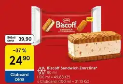 Tesco Biscoff Sandwich Zmrzlina nabídka