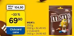 Tesco M&M's nabídka