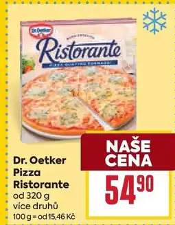 Billa Dr. Oetker Pizza Ristorante nabídka