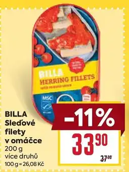 Billa BILLA Sledové filety v omáčce nabídka
