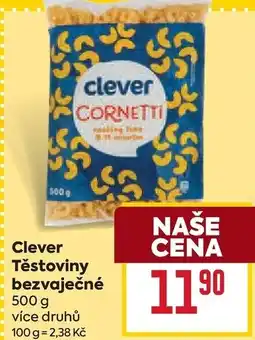 Billa Clever Těstoviny bezvaječné nabídka
