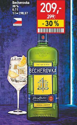 Globus Becherovka nabídka