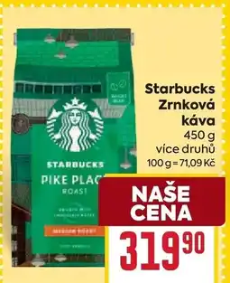 Billa Starbucks Zrnková Κάνα nabídka