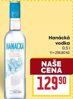 Billa Hanácká vodka nabídka
