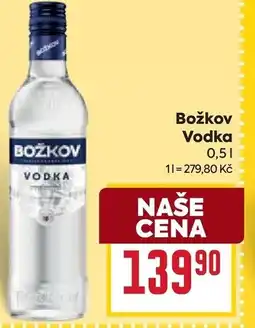Billa Božkov Vodka nabídka
