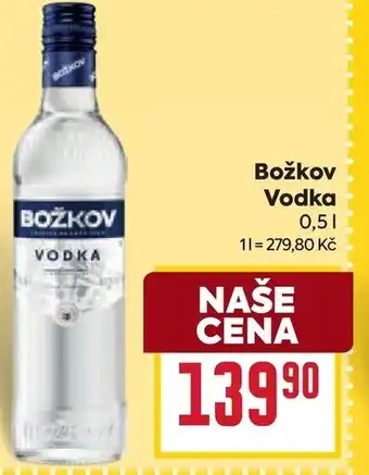 Billa Božkov Vodka nabídka