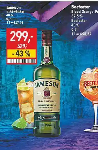 Globus Jameson irská whisky nabídka