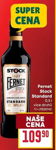 Billa Fernet Stock Standard nabídka