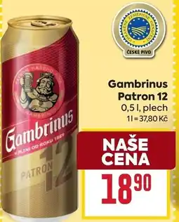 Billa Gambrinus Patron 12 nabídka