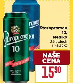 Billa Staropramen 10, Nealko nabídka