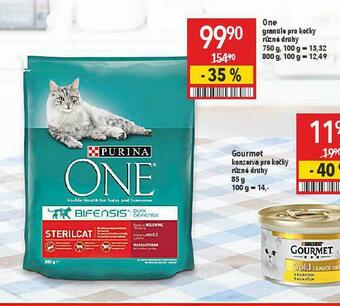 Globus Purina one granule pro kočky nabídka