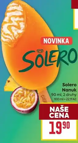 Billa Solero Nanuk nabídka