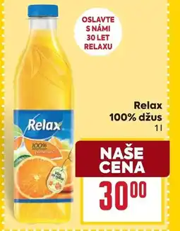 Billa Relax 100% džus nabídka