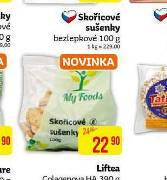 Teta Skořicové sušenky nabídka